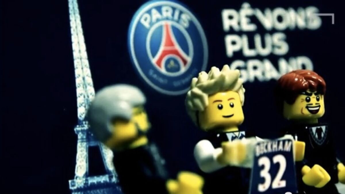 PSG : La carrière de David Beckham retracée en Lego
