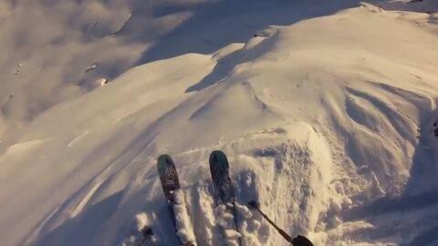 Vivez en caméra embarquée un saut à ski