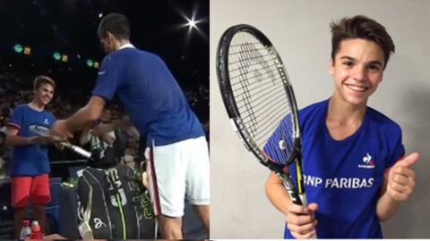 Novak Djokovic offre un nouveau moment exceptionnel à un ramasseur de balle