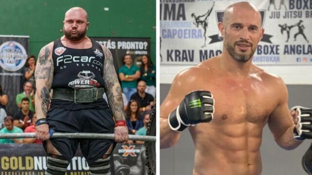 L'Homme le plus fort de France affronte un combattant pro de MMA