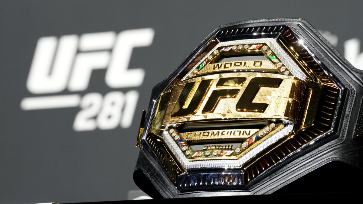 UFC : le prix vertigineux de la ceinture des champions