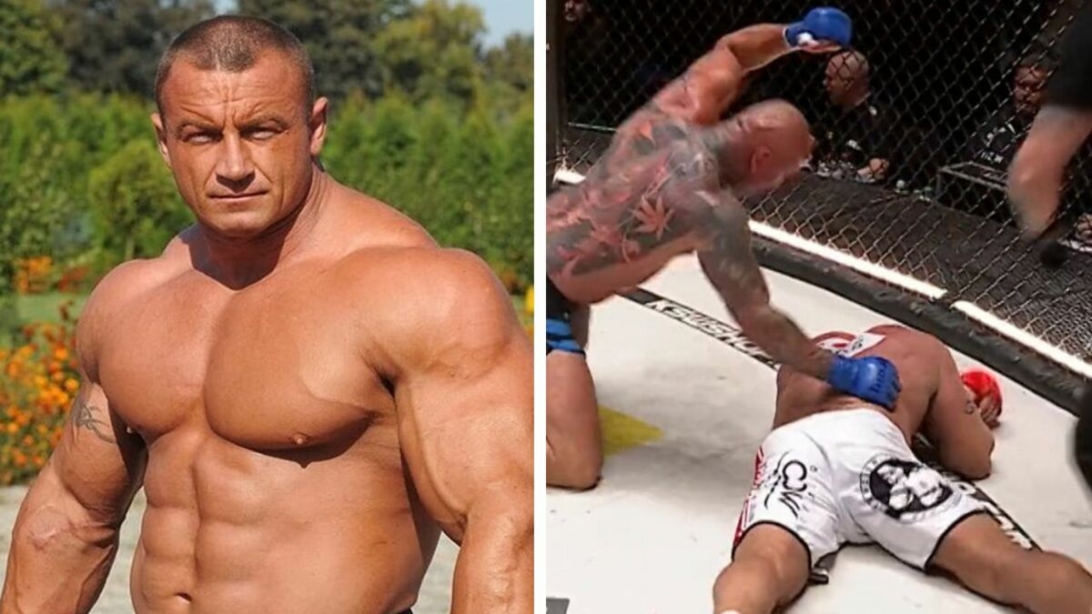 L'Homme le plus fort du Monde subit un méchant KO en combat de MMA (VIDEO)