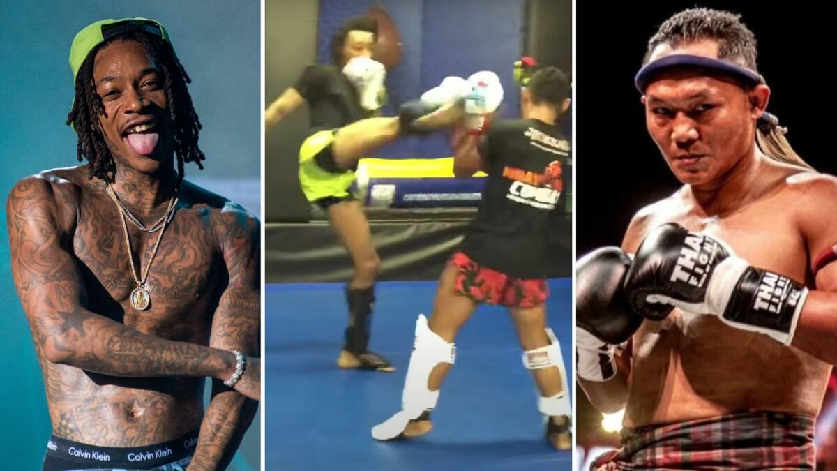 Wiz Khalifa affronte Saenchai, légende de la boxe thaï, dans un combat d'entrainement (VIDEO)