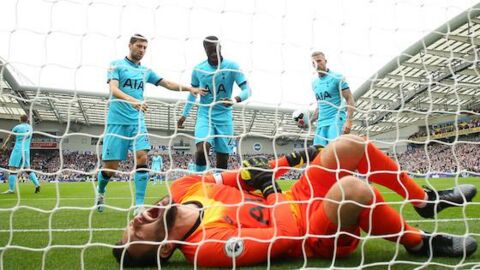 Hugo Lloris : les images terrifiantes de la blessure au coude du gardien de Tottenham et de l'Équipe de France face à Brighton