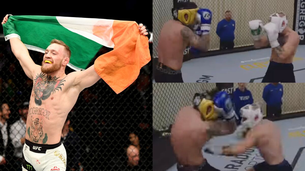 Conor McGregor détruit un combattant à l’entraînement, la star de l'UFC affiche sa meilleure forme (VIDEO)