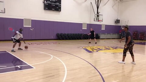 L'entraînement totalement décalé de Damian Lillard