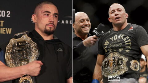Dana White promet un affrontement entre Georges St-Pierre et Robert Whittaker pour la ceinture poids moyens