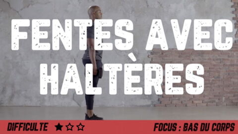 Fentes avec haltères : techniques de musculation pour bien réussir