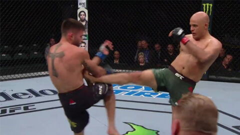 UFC Atlantic City : Siyar Bahadurzada signe un énorme KO sur un bodyshot