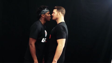 Le youtubeur KSI prend une leçon de MMA par Michael Bisping