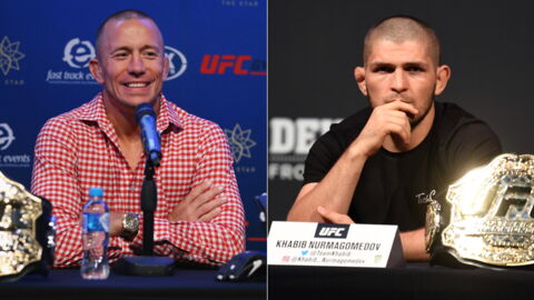 Georges St Pierre met cher à l'UFC et à... Khabib Nurmagomedov ! Il pense pouvoir le battre...