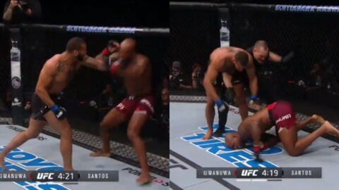 UFC 231 : Le combat complètement fou entre Jimi Manuwa et Thiago Santos