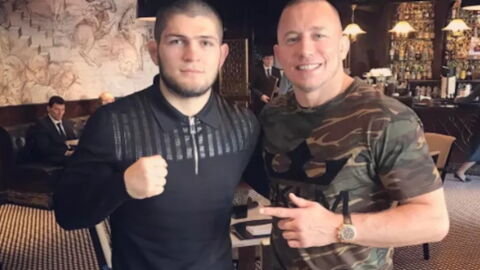 UFC : Alors que Georges St-Pierre devrait prendre sa retraite, Khabib Nurmagomedov lui propose un dernier combat