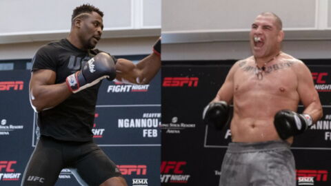 UFC Phoenix : Caïn Velasquez et Francis Ngannou en grande forme lors des entraînements publics !