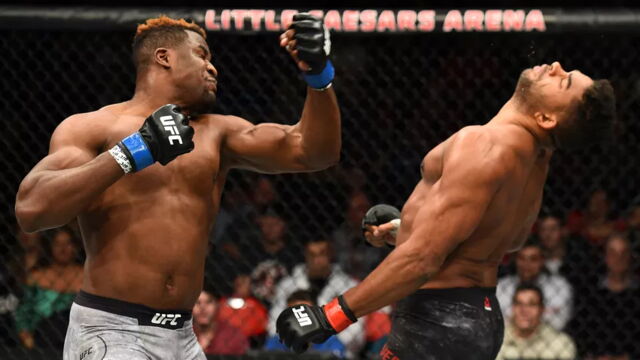 Francis Ngannou détruit Alistair Overeem en moins d'un round et file vers le title shot !
