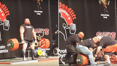 Le jour où Eddie Hall a frôlé la mort en soulevant 500 kilos en deadlift