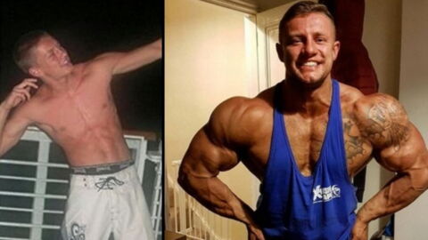 La transformation physique hallucinante d'un jeune maigre