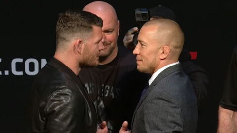 Le combat entre Georges St Pierre et Michael Bisping est annulé selon Dana White, le président de l'UFC