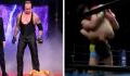 Un combattant de MMA utilise le "Tombstone", prise de finition de l'Undertaker, en plein combat