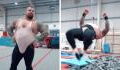 Eddie Hall : le strongman de 170 kilos surprend tout le monde avec un monstrueux back flip