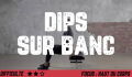 Dips sur banc : exercice de musculation pour triceps
