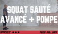 Squats et pompes : comment bien faire un enchaînement squat sauté avancé et pompe