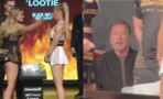 Arnold Schwarzenegger choqué devant des échanges de claque entre deux pro du Slapboxing