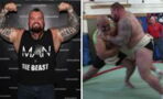 L'Homme le plus fort du Monde Eddie Hall affronte des sumos, ça ne se passe pas comme prévu