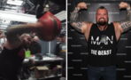 Le strongman Eddie Hall teste sa force avec une machine à coup de poing et la détruit (VIDEO)