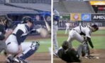 Baseball : un arbitre au bord du KO après s'être pris une balle à 160km/h en pleine tête