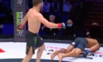 Un ancien de l'UFC claque un énorme KO sur un coup de pied retourné (VIDEO)