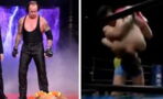 Un combattant de MMA utilise le "Tombstone", prise de finition de l'Undertaker, en plein combat