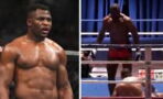 Les rares images de Francis Ngannou dans un combat de kickboxing officiel révélées (c'est terrifiant)