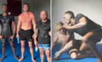 Logan Paul martyrisé par les champions UFC Adesanya et Volkanovski en combat d'entrainement (VIDEO)