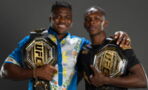 Francis Ngannou en soutien d'Israel Adesanya avant son combat face à Nassourdine Imavov