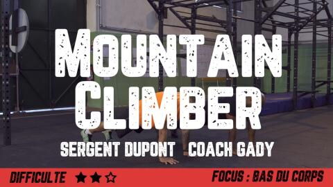 Test d'entrée de l'armée de Terre : comment maitriser parfaitement le mountain climber