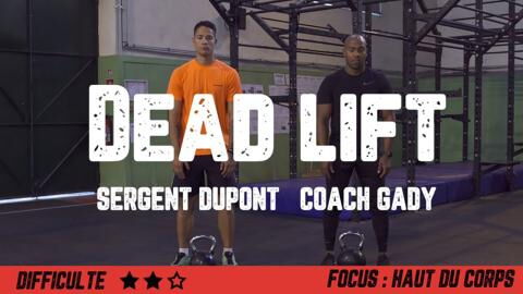Test d'entrée de l'armée de Terre : comment faire des deadlift à la perfection