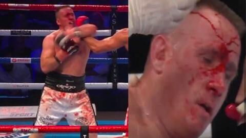 Boxe : Cyril Léonet tombe par KO face à Newfel Ouatah lors du championnat de France des poids lourds