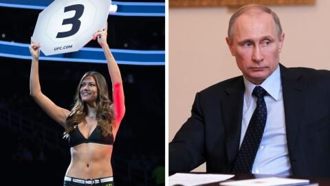 Guerre Ukraine : une ring girl attaque Vladimir Poutine pour un combat de boxe