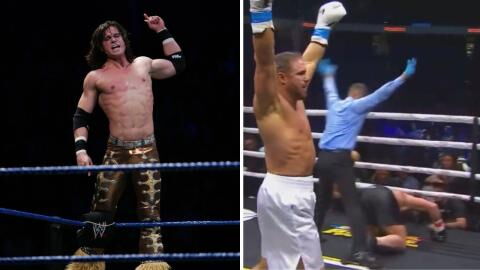 Ancienne star de la WWE, John Morrison claque un énorme KO en boxe anglaise pour ses débuts