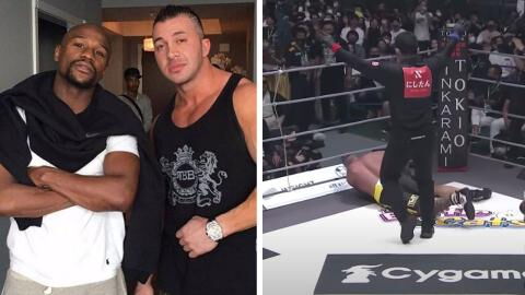 Le gros KO subi par le garde du corps de Floyd Mayweather pour son 1er combat de boxe