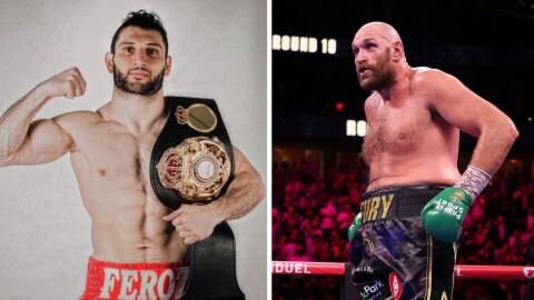 Le champion du monde français Arsen Goulamirian allume Tyson Fury