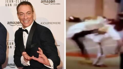 Quand Jean-Claude Van Damme participe à une compétition officielle de karaté, ça envoie