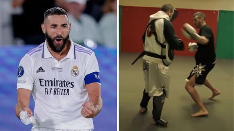 Quand Karim Benzema se met à la boxe thaïlandaise...