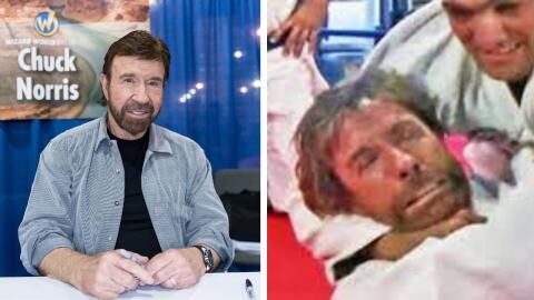 Chuck Norris vs combattant de MMA invaincu, le duel s'est terminé très rapidement (VIDEO)