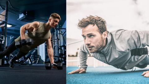 Exercice musculation : maintien sur 3 appuis