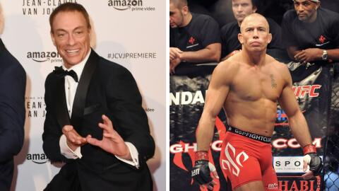 Quand Jean-Claude Van Damme fait face à Georges St-Pierre, légende de l'UFC, dans un combat