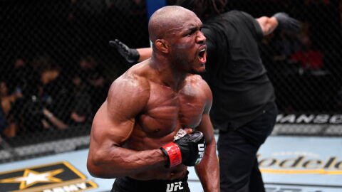 Pour son 1er combat de MMA, Kamaru Usman s’est offert le luxe d’un TKO au second round (VIDEO)