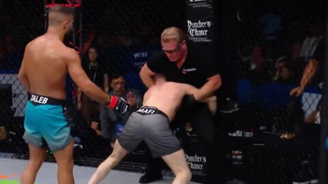 Un combattant de MMA s’attaque à un arbitre après avoir perdu par soumission (VIDEO)