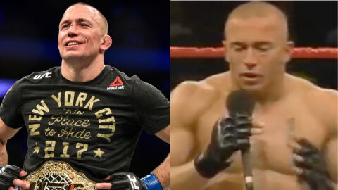 Le premier combat de Georges St-Pierre en MMA s'est fini de façon très confuse voir controversée